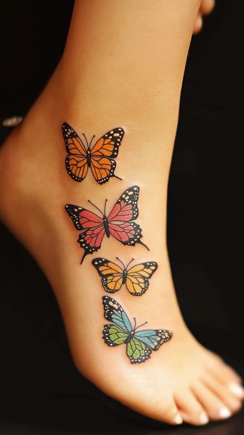 Whimsical Butterfly Tattoos: Embrace Your Vibrant Side